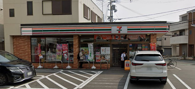 コンビニ　セブンイレブン 尼崎食満7丁目店（コンビニ）まで164m