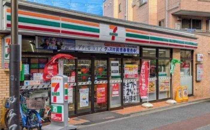 コンビニ　セブンイレブン不動前駅東店（コンビニ）まで214m