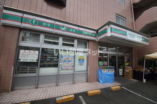 コンビニ　ローソンストア100 LS大和中央六丁目店（コンビニ）まで382m