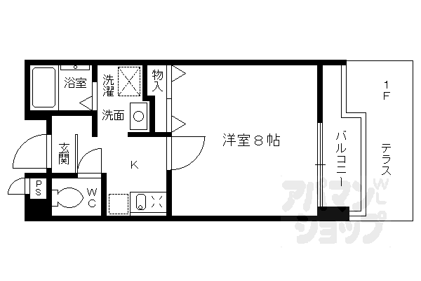 レジデンス21の間取り写真