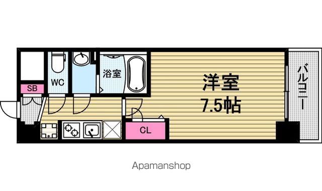 プレサンス堺筋本町センティスの間取り写真