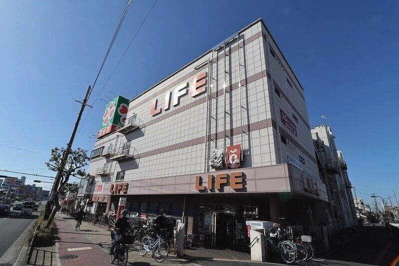 スーパー　ライフ巽店（スーパー）まで374m