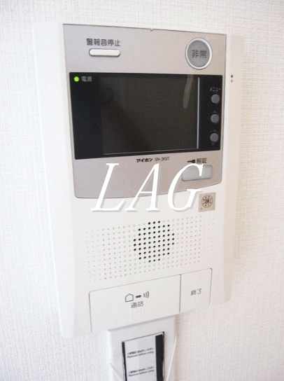 セキュリティ　モニター付インターホンです。