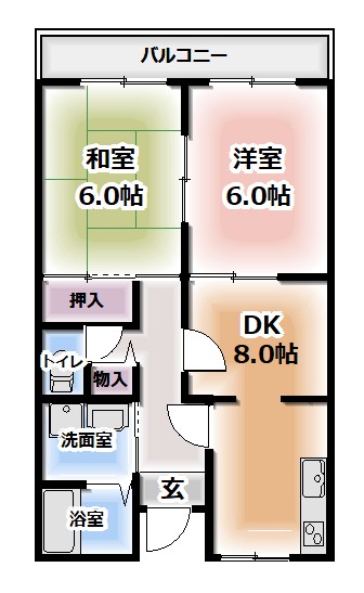 メゾンさくらの間取り写真