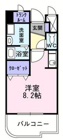 レフィナードEの間取り写真