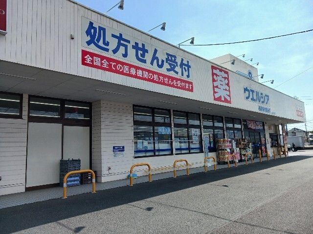 ドラックストア　ウエルシア御前崎池新田店（ドラッグストア）まで300m