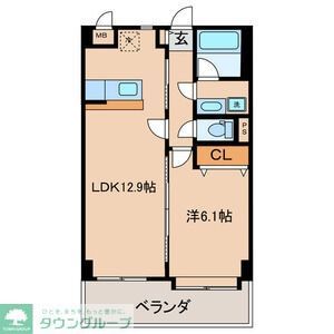 カノン横浜の間取り写真