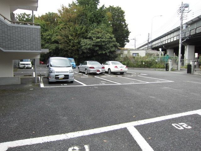 駐車場　タウンハウジング府中店まで