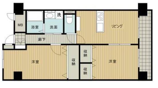 CORIN大在の間取り写真