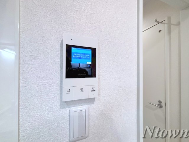 セキュリティ　モニター付きインターホンです