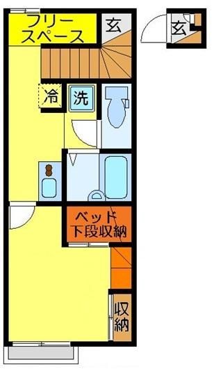 レオパレスPASADENAの間取り写真