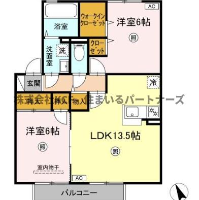 リビングタウン小森野弐番館の間取り写真