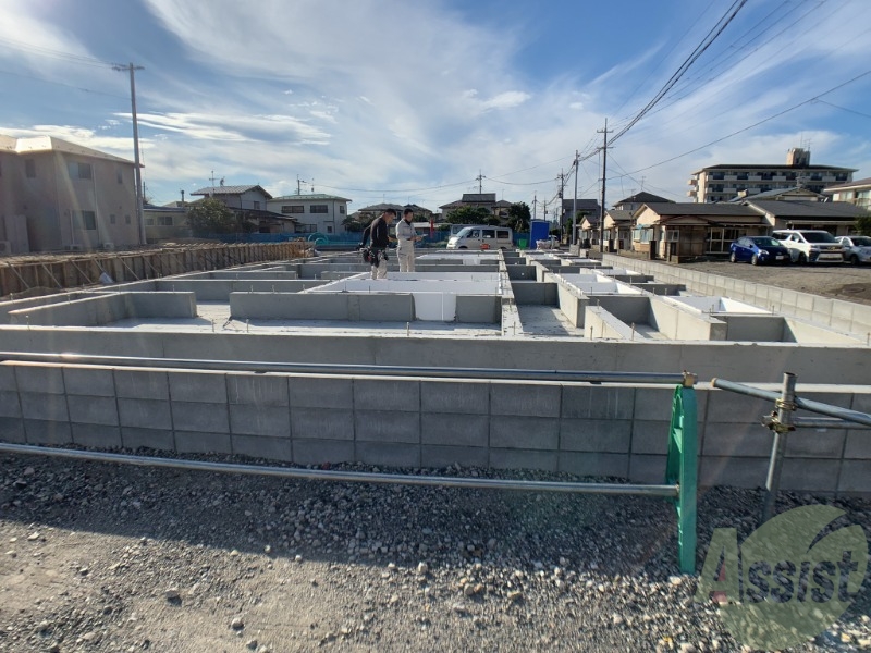 トイレ　物件はこちらに建設予定となっております。