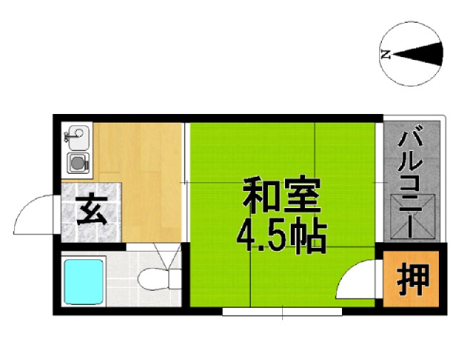 Avenir escaier久留米大学前の間取り写真