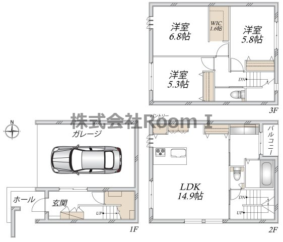 HEBEL 白空堀の間取り写真