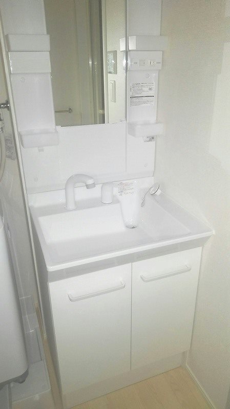 洗面設備　施工イメージです。