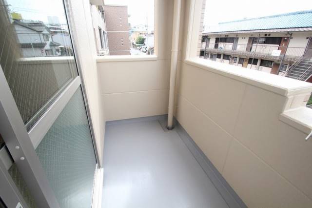 バルコニー　景色の良いベランダです