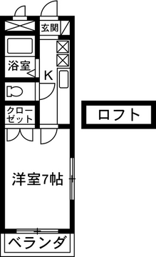 Ｌケープフラッツの間取り