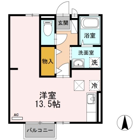 シャンポール岩田Ａ棟の間取り