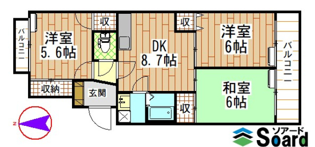 センチュリー21　本館の間取り