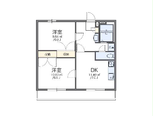 レオパレス華の間取り