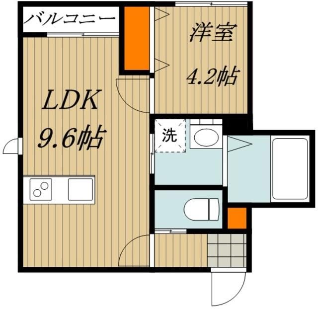 北区豊島のマンションの間取り