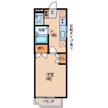 エスポワール清水２の間取り