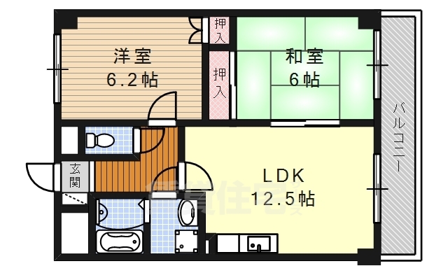 ヒルズ覚王山の間取り