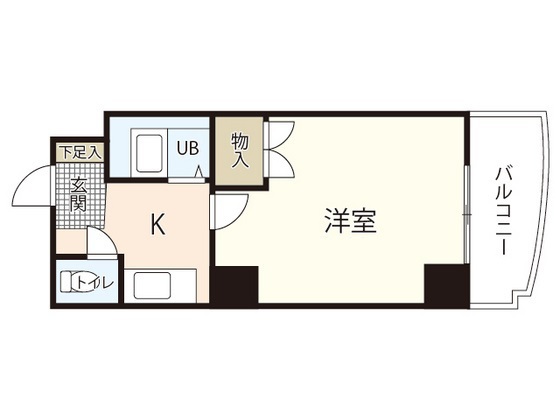 【カルティエ城北通りの間取り】