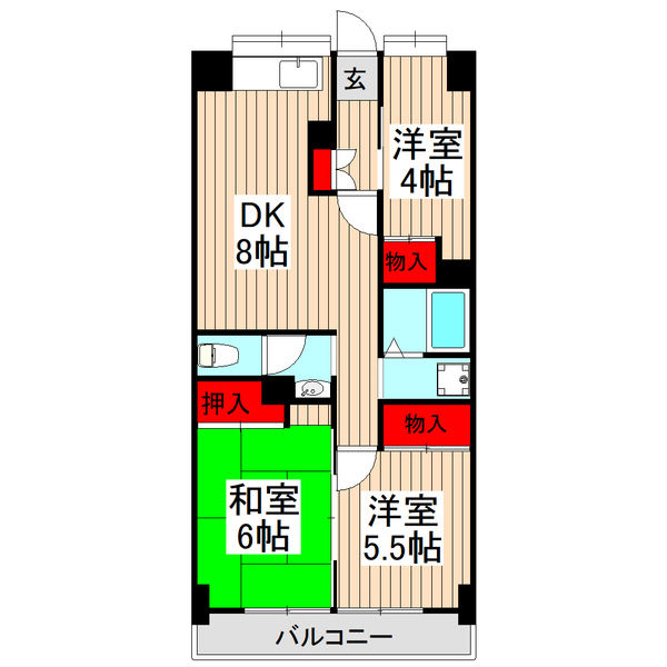 ソレイユ久保の間取り