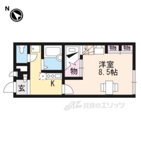 レオパレスＦＷｉｎｇの間取り