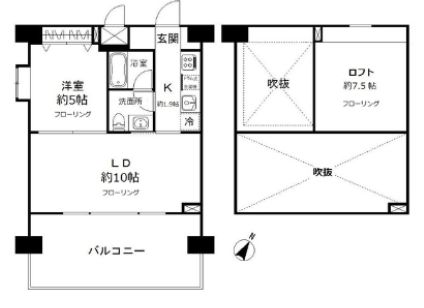 江東区東雲のマンションの間取り