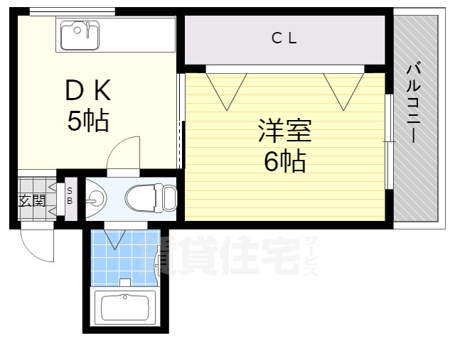 シャトーポポの間取り