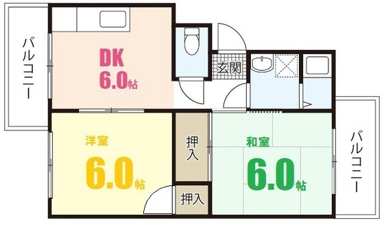 ファミリーコーポの間取り