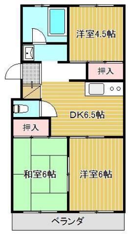 リバーサイドマンションIIの間取り