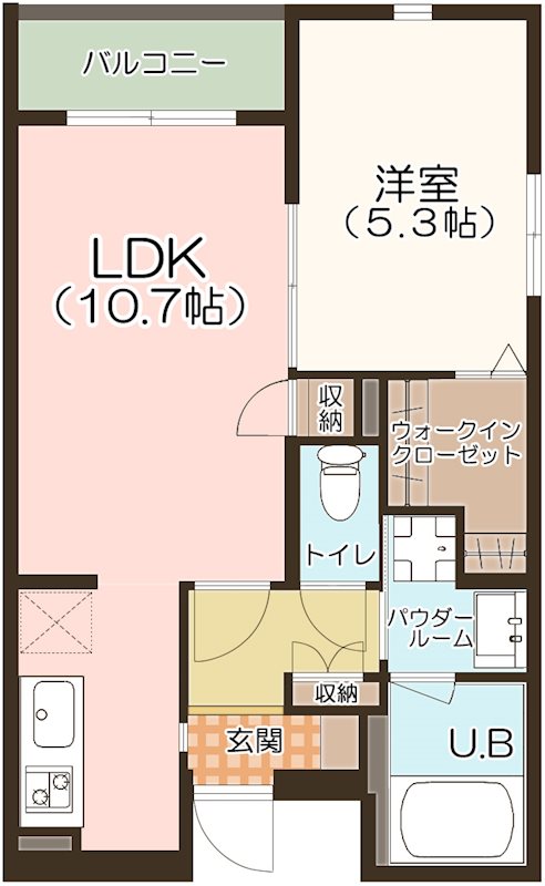 ディオール名駅の間取り