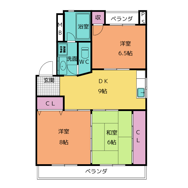 グレイス寿の間取り