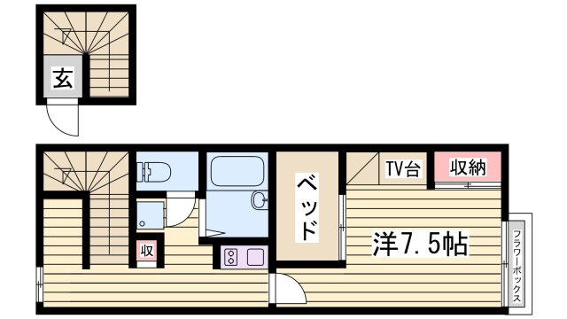 レオパレスＮ　Ｓ　本荘の間取り