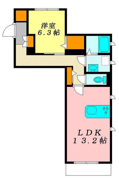 クレスティーク柏の間取り