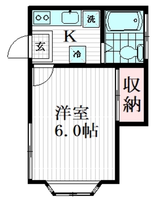 富士ハイツの間取り