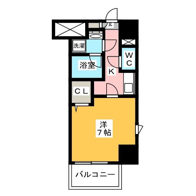 レフィールオーブ町屋駅前の間取り