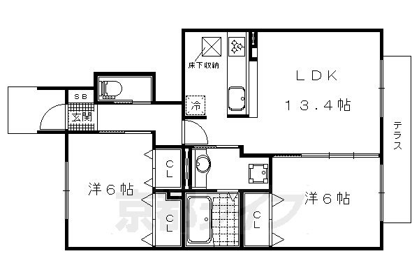 アロサールの間取り