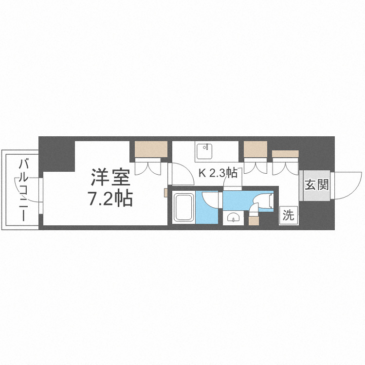 エスリードコート堺筋本町の間取り