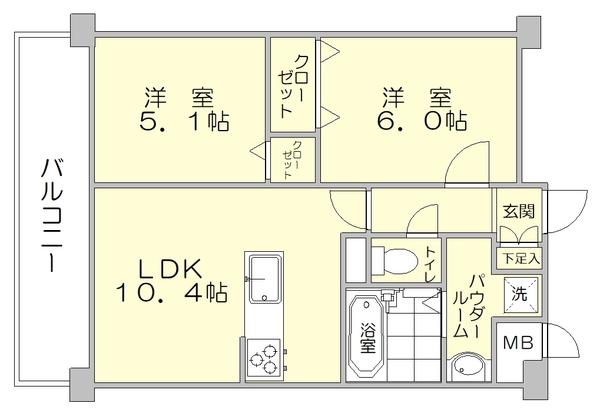 M.Rレジデンス博多の間取り