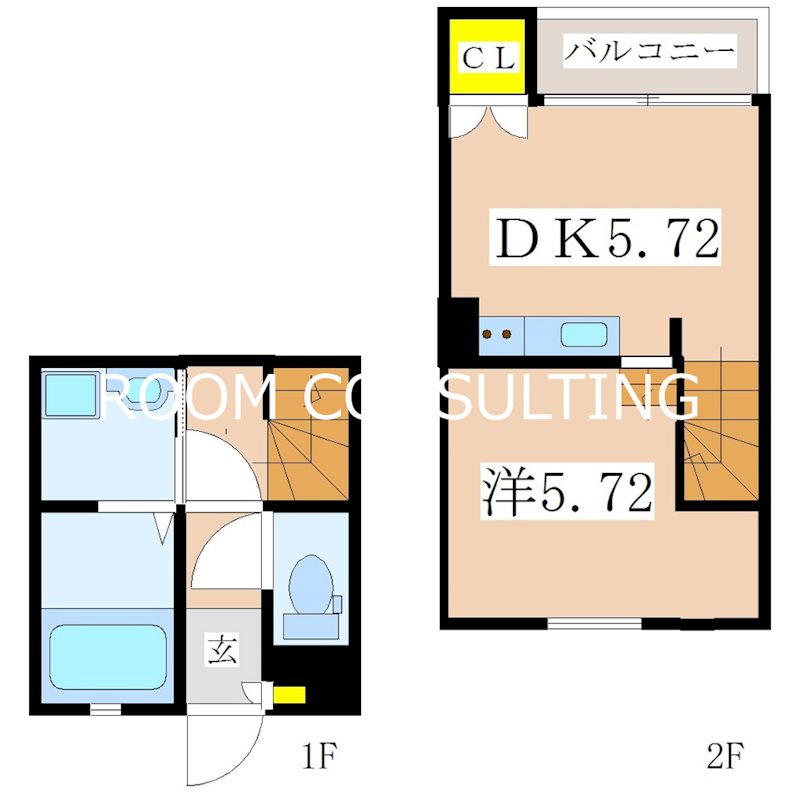 Sereo楠元A棟の間取り