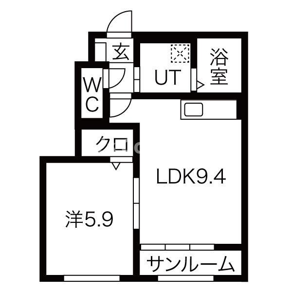 レジデンス吉岡２の間取り