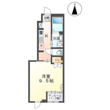 富山市平吹町賃貸アパート新築工事の間取り