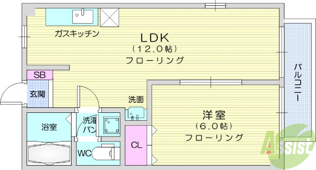 シャルマンの間取り