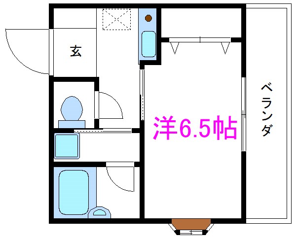 江戸川区小松川のマンションの間取り