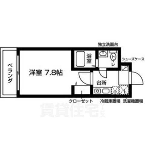 名古屋市昭和区向山町のマンションの間取り